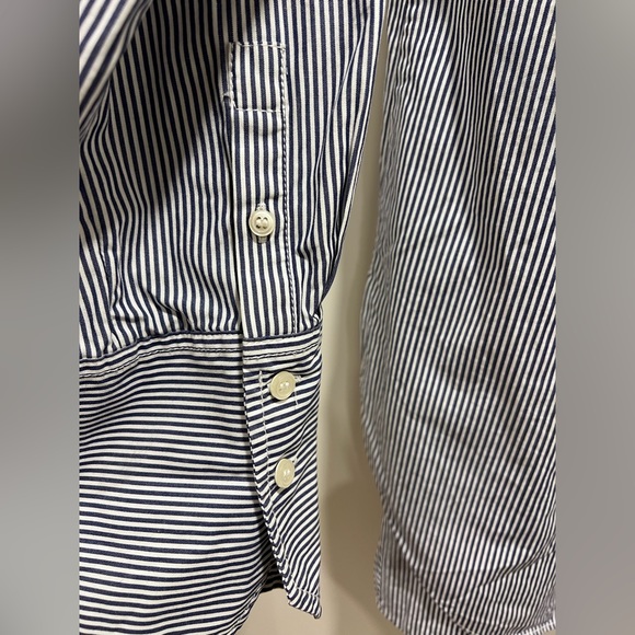 J. Crew 100% Cotton Poplin Tunic Blouse (size large) - Picture 6 of 7